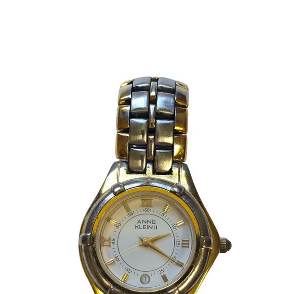 Anne Klein II 10/1708-9 Women's Two-Tone Stainless Steel 24mm Watch Thai Mvmt - Picture 5 of 11